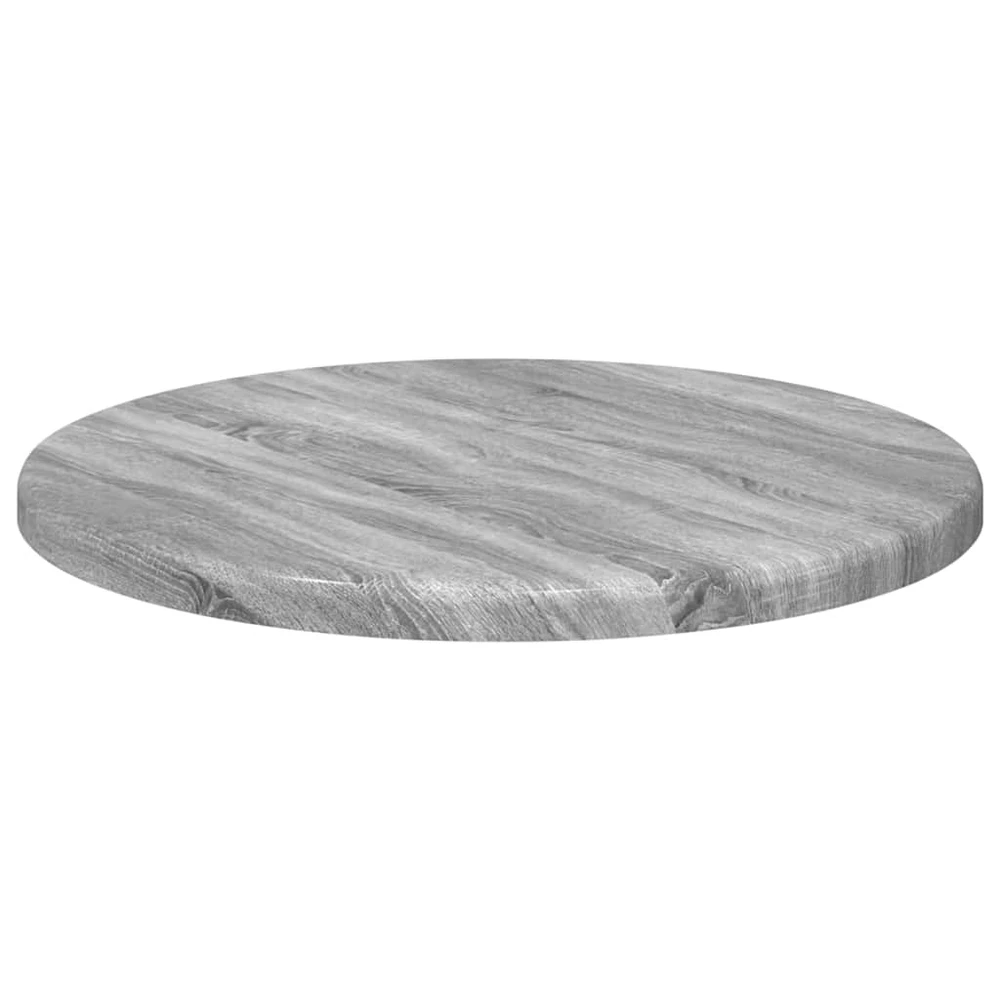 Stalo viršus Ø 30 x 1,5 cm Apvali Apdirbta mediena Pilka Sonoma