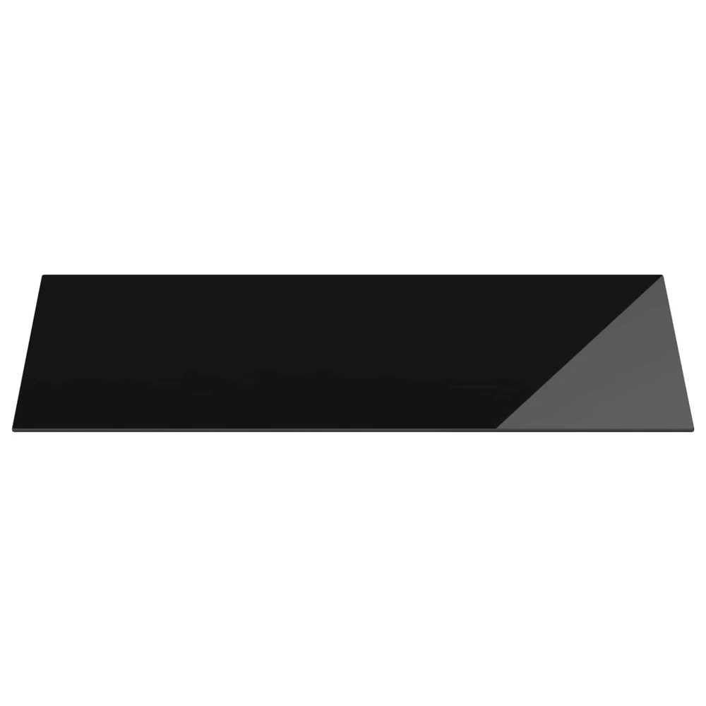 Stalo viršus 4 vnt. Juoda Stiklas