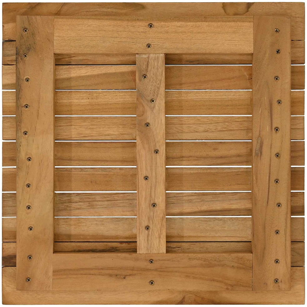 Stalo viršus 40 x 40 x 3,5 cm Kvadrato Kieto teka medžio