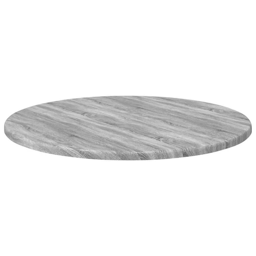 Stalo viršus Ø 50 x 1,5 cm Apvali Apdirbta mediena Pilka Sonoma