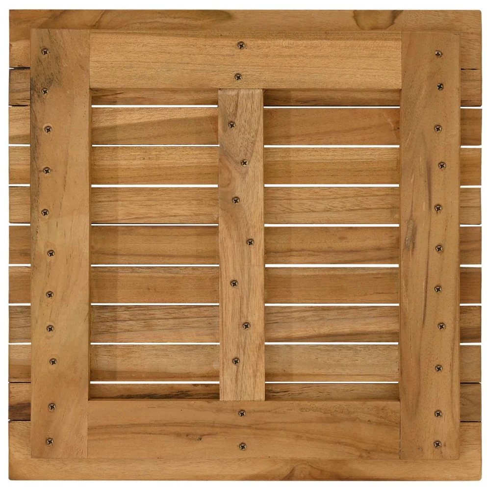 Stalo viršus 50 x 50 x 3,5 cm Kvadrato Kieto teka medžio