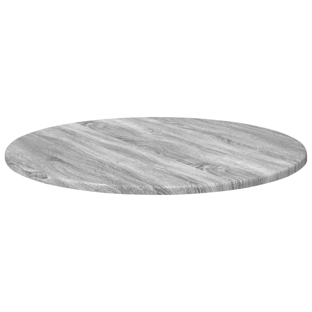 Stalo viršus Ø 60 x 1,5 cm Apvali Apdirbta mediena Pilka Sonoma