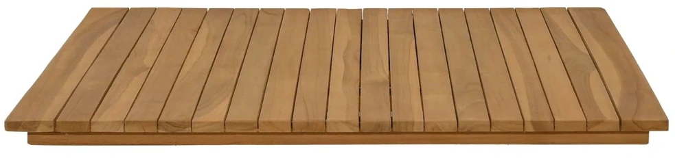Stalo viršus 70 x 70 x 3,5 cm Kvadrato Kieto teka medžio