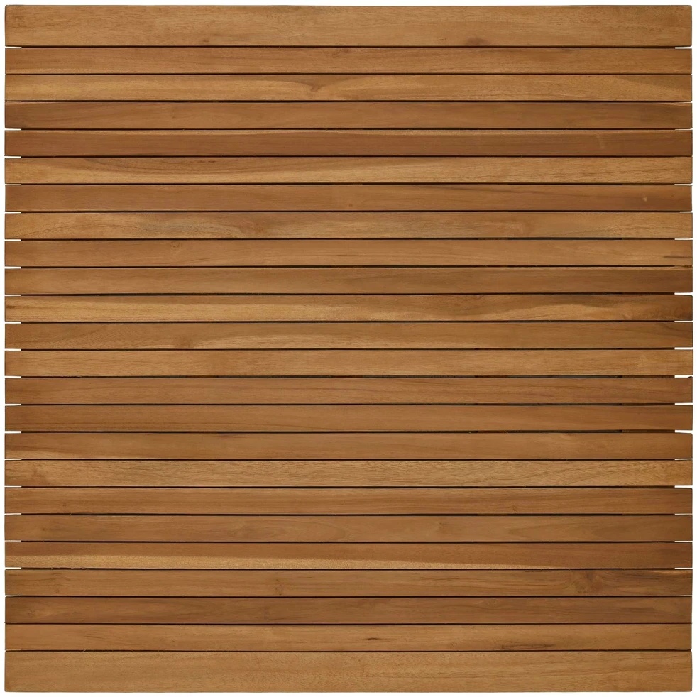 Stalo viršus 90 x 90 x 3,5 cm Kvadrato Kieto teka medžio