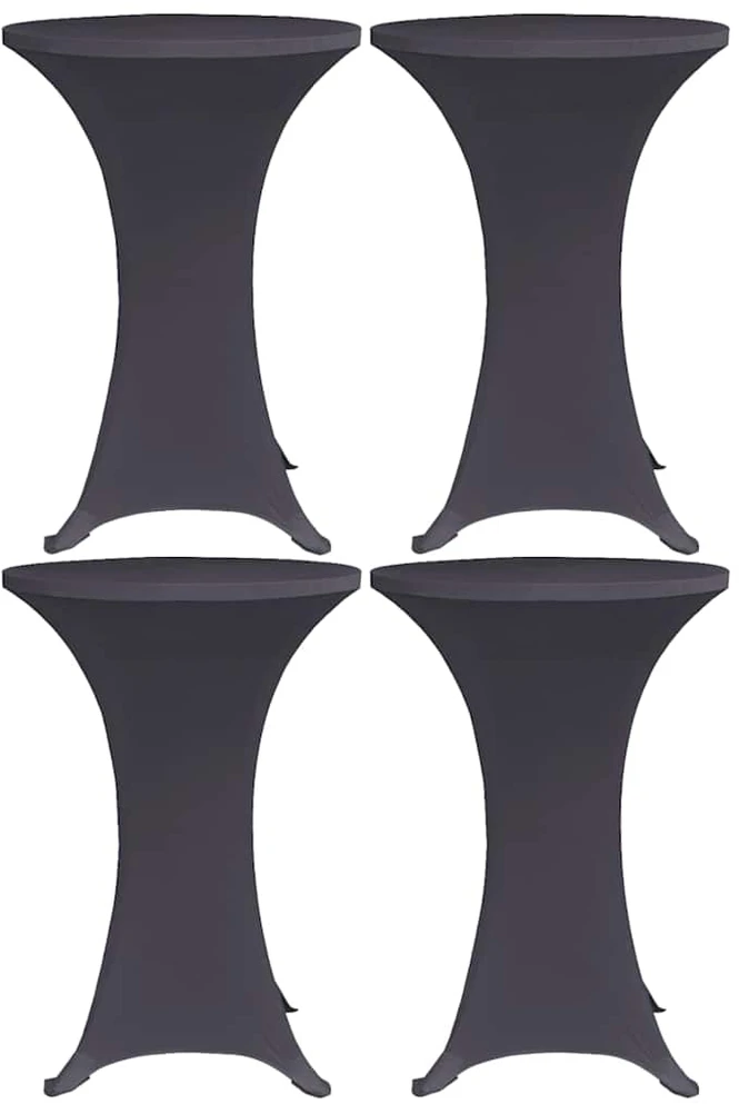 Staltiesės, 4vnt., antracito sp., 60 cm, įtempiamos (2x131428)