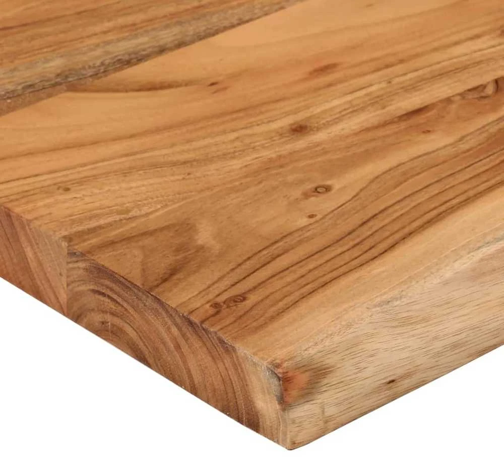 Stalviršis, 100x40x2,5cm, akacijos masyvas, su gyvu kraštu