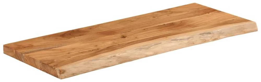 Stalviršis, 100x40x2,5cm, akacijos masyvas, su gyvu kraštu
