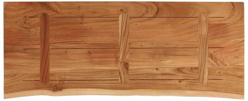 Stalviršis, 100x40x3,8cm, akacijos masyvas, su gyvu kraštu