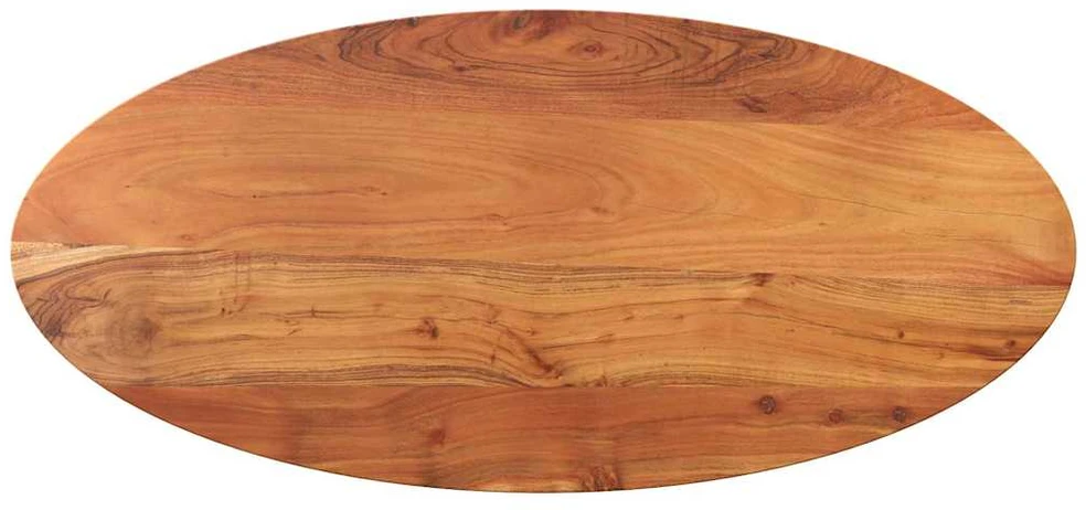 Stalviršis, 100x40x3,8cm, akacijos masyvas, ovalo formos