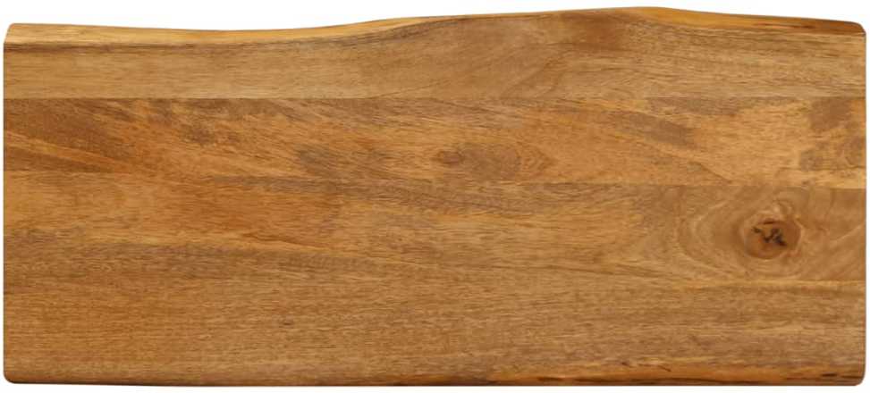 Stalviršis, 100x40x3,8cm, mango masyvas, su gyvu kraštu