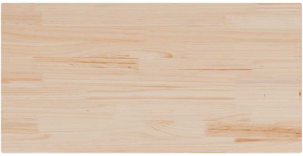 Stalviršis, 100x50x2,5cm, pušies medienos masyvas, stačiakampis