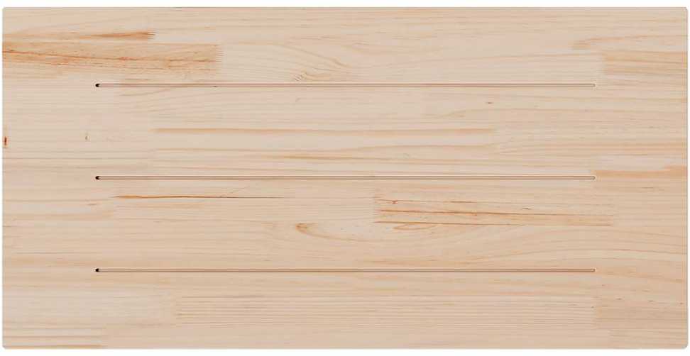 Stalviršis, 100x50x2,5cm, pušies medienos masyvas, stačiakampis