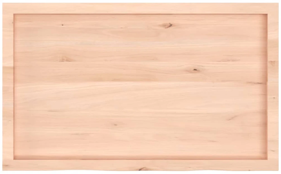 Stalviršis, 100x60x(2-4)cm, neapdorotas ąžuolo medienos masyvas