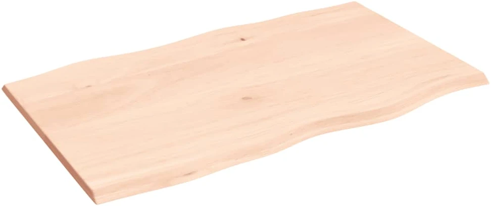 Stalviršis, 100x60x2cm, ąžuolo medienos masyvas, su gyvu kraštu