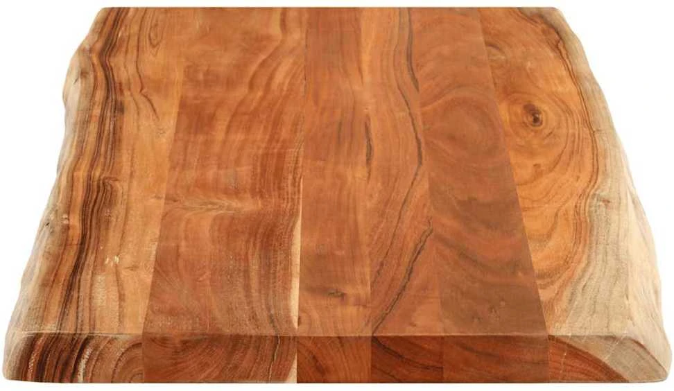 Stalviršis, 100x60x3,8cm, akacijos masyvas, su gyvu kraštu