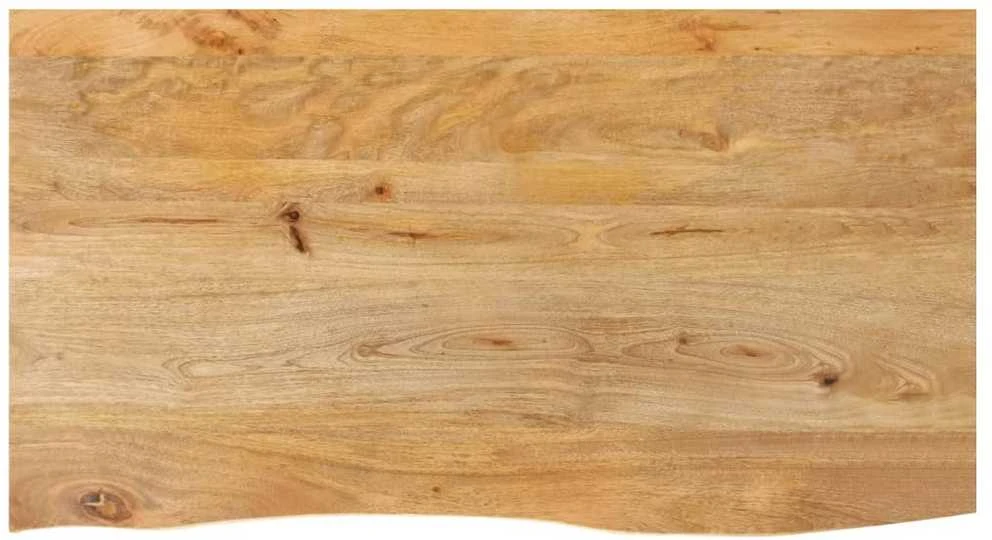 Stalviršis, 100x60x3,8cm, mango masyvas, su gyvu kraštu