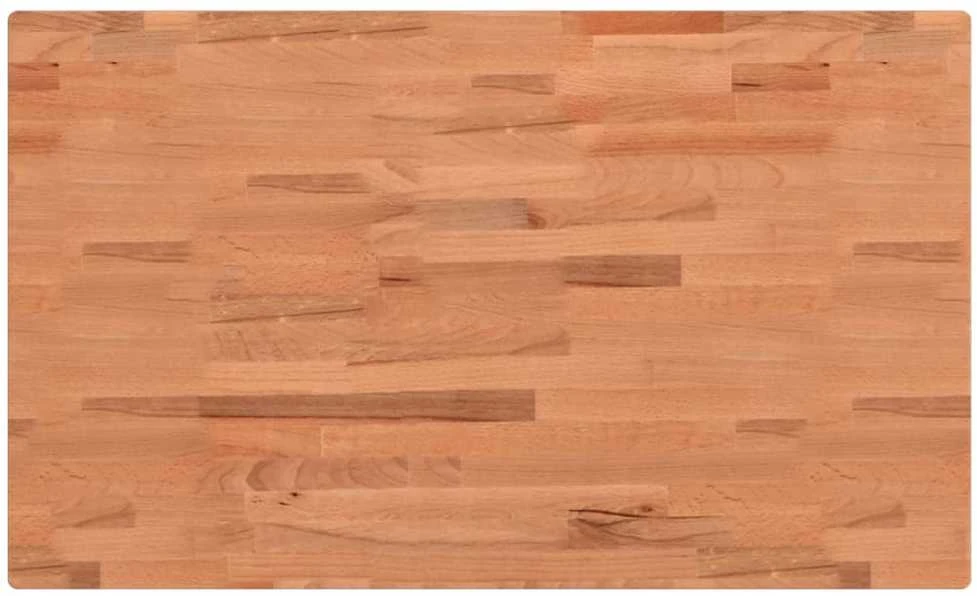 Stalviršis, 100x60x4 cm, bukmedžio masyvas, stačiakampis