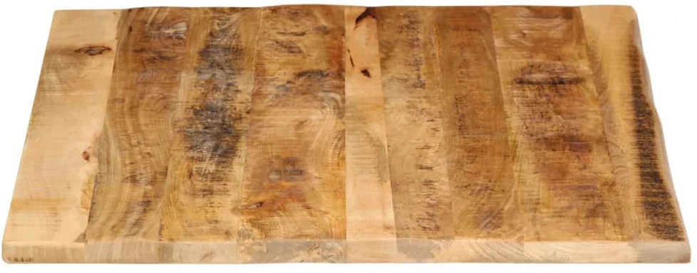 Stalviršis, 100x80x2,5cm, mango masyvas, su gyvu kraštu