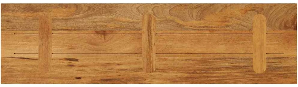 Stalviršis, 110x20x3,8 cm, stačiakampis, mango medienos masyvas