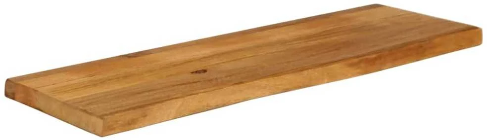Stalviršis, 110x30x3,8cm, mango masyvas, su gyvu kraštu