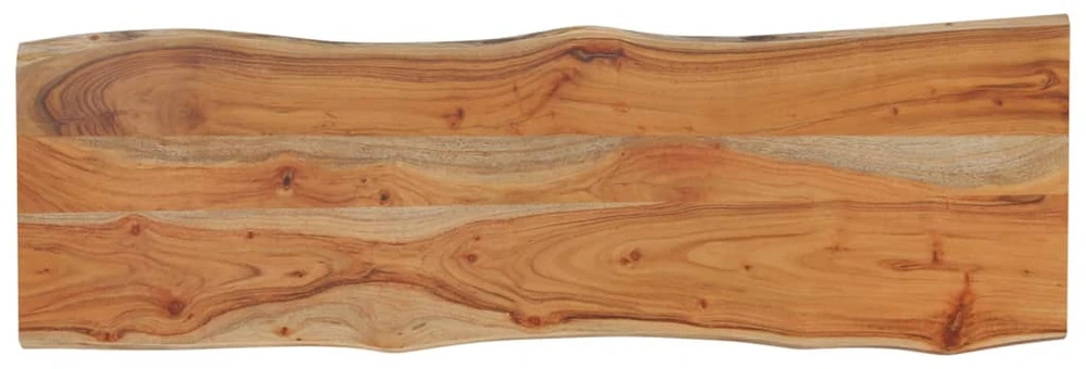 Stalviršis, 110x40x2,5cm, akacijos masyvas, su gyvu kraštu