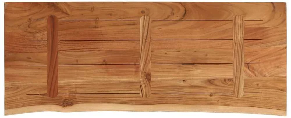 Stalviršis, 110x40x2,5cm, akacijos masyvas, su gyvu kraštu