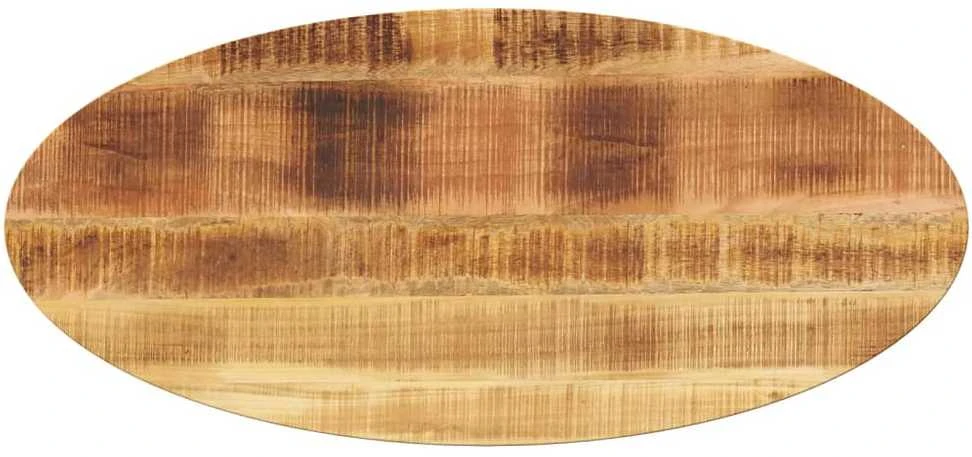 Stalviršis, 110x40x2,5cm, mango medienos masyvas, ovalo formos
