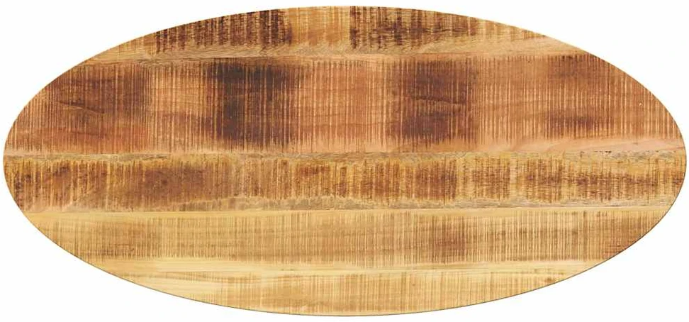 Stalviršis, 110x40x3,8cm, mango medienos masyvas, ovalo formos