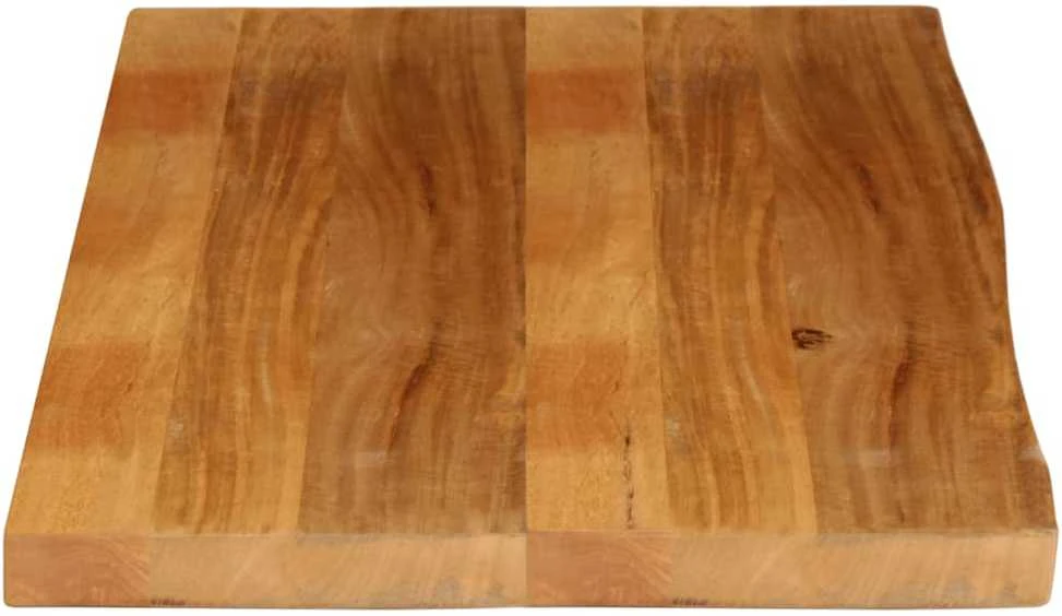 Stalviršis, 110x60x2,5cm, mango masyvas, su gyvu kraštu