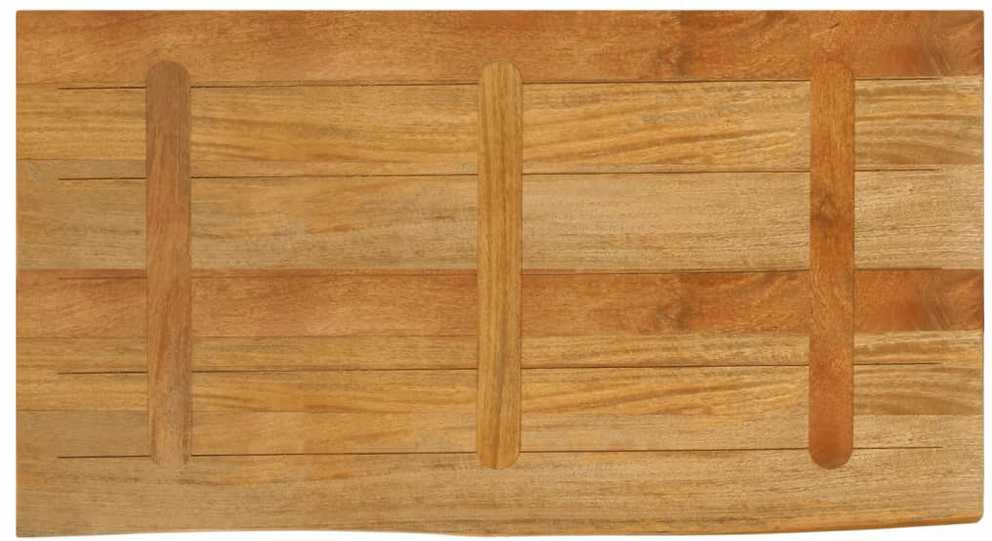 Stalviršis, 110x60x3,8cm, mango masyvas, su gyvu kraštu
