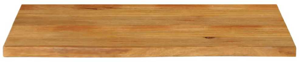 Stalviršis, 110x60x3,8cm, mango masyvas, su gyvu kraštu