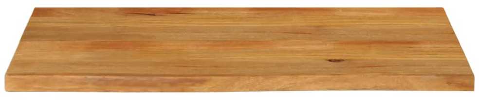 Stalviršis, 110x60x3,8cm, mango masyvas, su gyvu kraštu