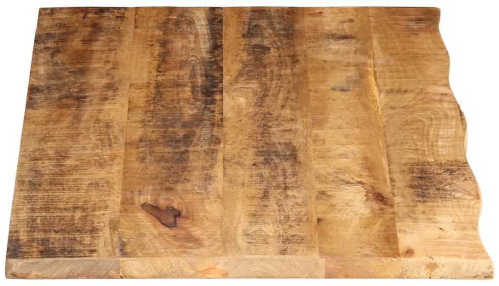 Stalviršis, 110x60x3,8cm, mango masyvas, su gyvu kraštu