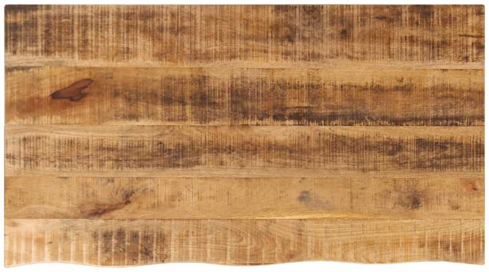 Stalviršis, 110x60x3,8cm, mango masyvas, su gyvu kraštu