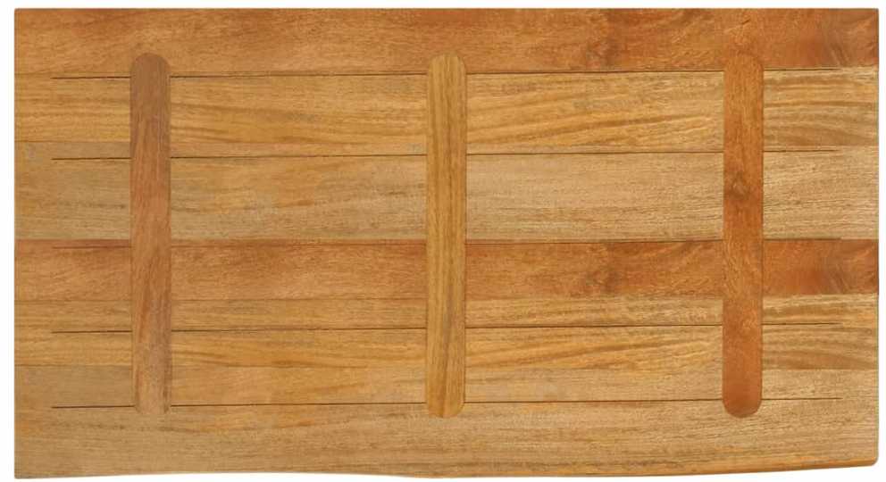Stalviršis, 110x60x3,8cm, mango masyvas, su gyvu kraštu