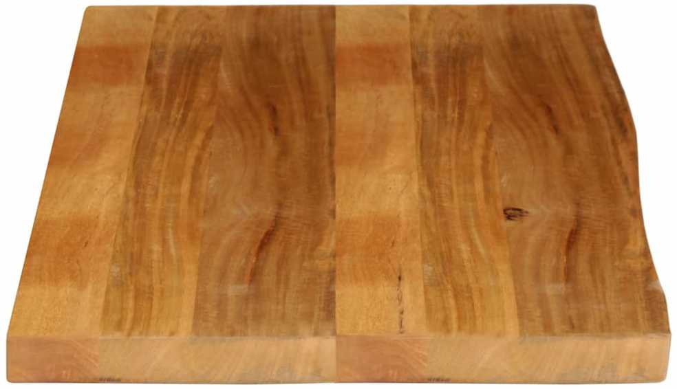 Stalviršis, 110x60x3,8cm, mango masyvas, su gyvu kraštu