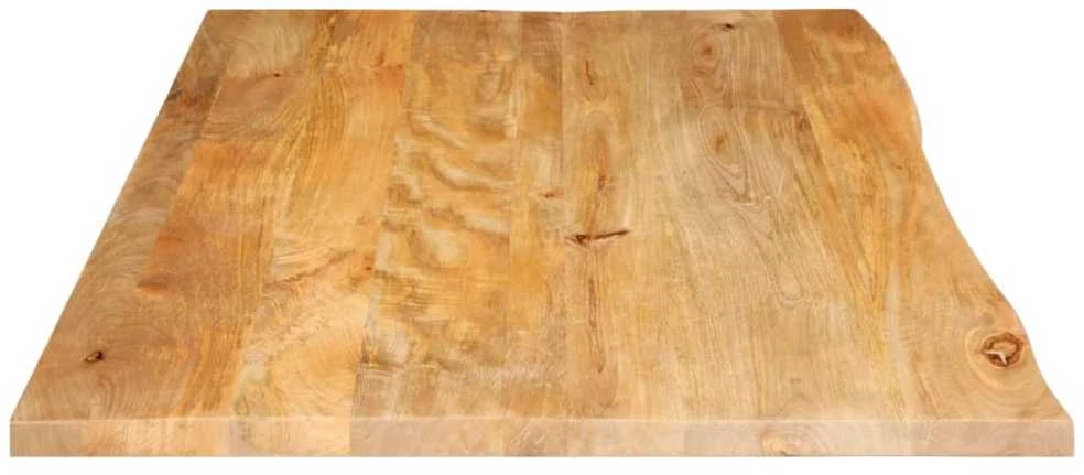 Stalviršis, 110x60x3,8cm, mango masyvas, su gyvu kraštu