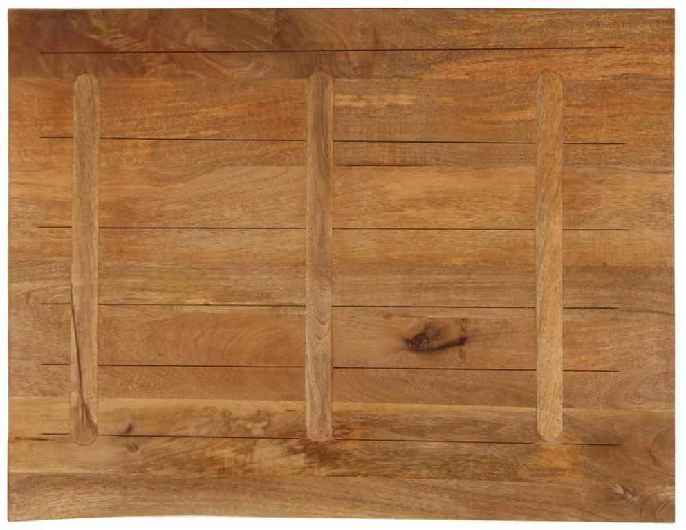 Stalviršis, 110x80x2,5cm, mango masyvas, su gyvu kraštu