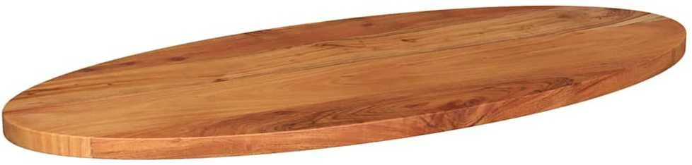 Stalviršis, 120x50x2,5cm, akacijos masyvas, ovalo formos