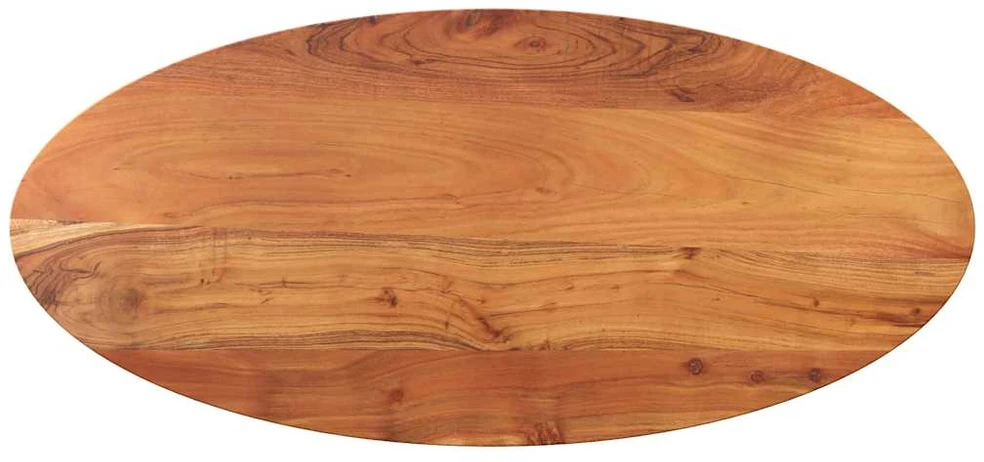 Stalviršis, 120x50x2,5cm, akacijos masyvas, ovalo formos