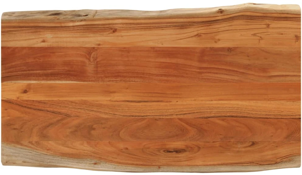 Stalviršis, 120x60x2,5cm, akacijos masyvas, su gyvu kraštu