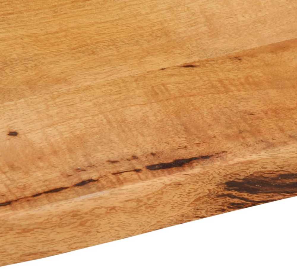 Stalviršis, 120x60x2,5cm, mango masyvas, su gyvu kraštu