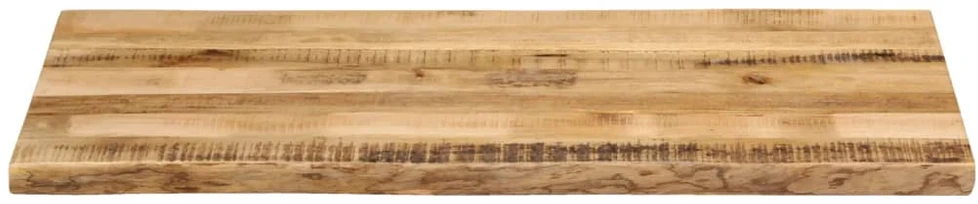 Stalviršis, 120x60x2,5cm, mango masyvas, su gyvu kraštu