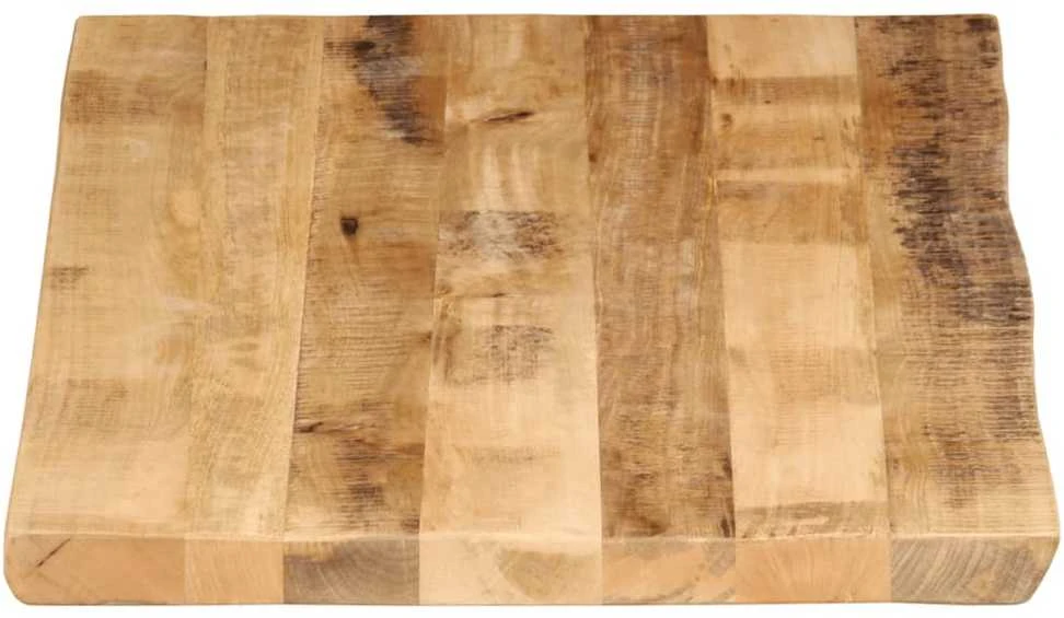 Stalviršis, 120x60x3,8cm, mango masyvas, su gyvu kraštu