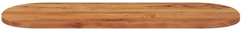 Stalviršis, 140x50x3,8cm, akacijos masyvas, ovalo formos