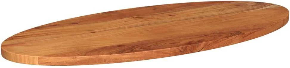 Stalviršis, 140x50x3,8cm, akacijos masyvas, ovalo formos