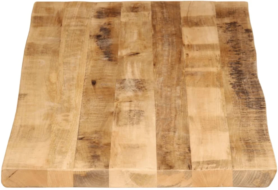 Stalviršis, 140x60x2,5cm, mango masyvas, su gyvu kraštu