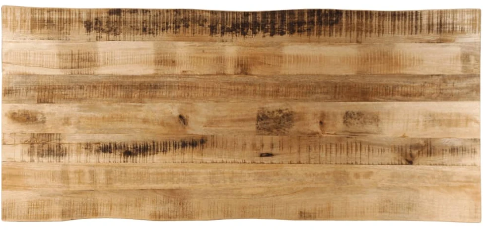 Stalviršis, 140x60x2,5cm, mango masyvas, su gyvu kraštu