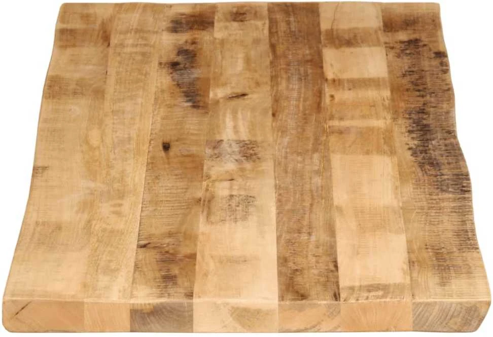 Stalviršis, 140x60x2,5cm, mango masyvas, su gyvu kraštu