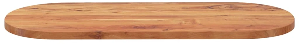 Stalviršis, 140x60x3,8cm, akacijos masyvas, ovalo formos